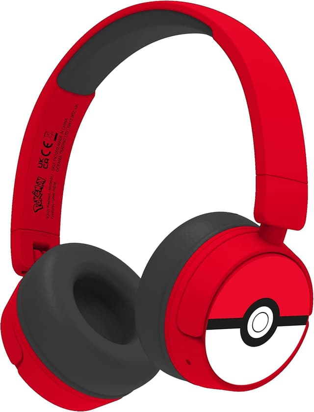 Detalle de OTL Technologies Écouteurs Bluetooth enfants Pokéball pliables