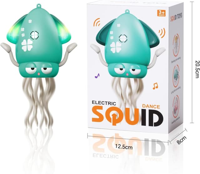 Detalle 2 de KJIXYUNG Pulpo Bailarín con Luces LED