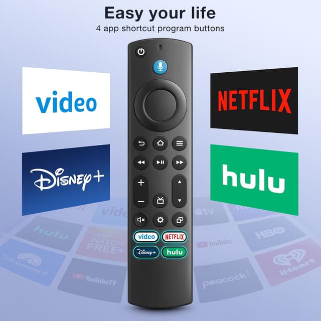 Detalle 2 de Replacement Voice Remote Control for Insignia, Toshiba, Pioneer, and More Smart TVs (NS-RCFNA-21 Compatible)