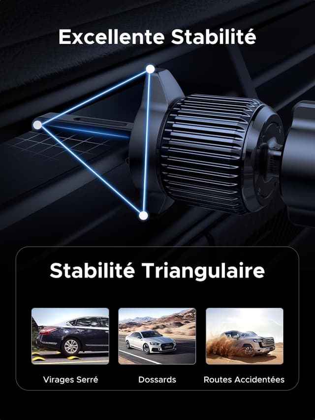 Thumbnail 4 de UGREEN MagFlow 15W Support voiture