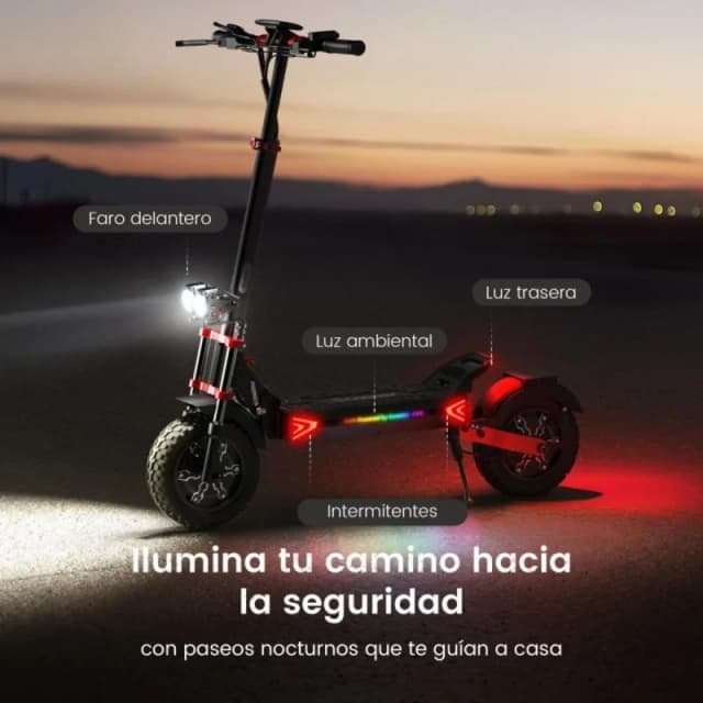 Detalle de iscooter iX8 65 km autonomía 🛴