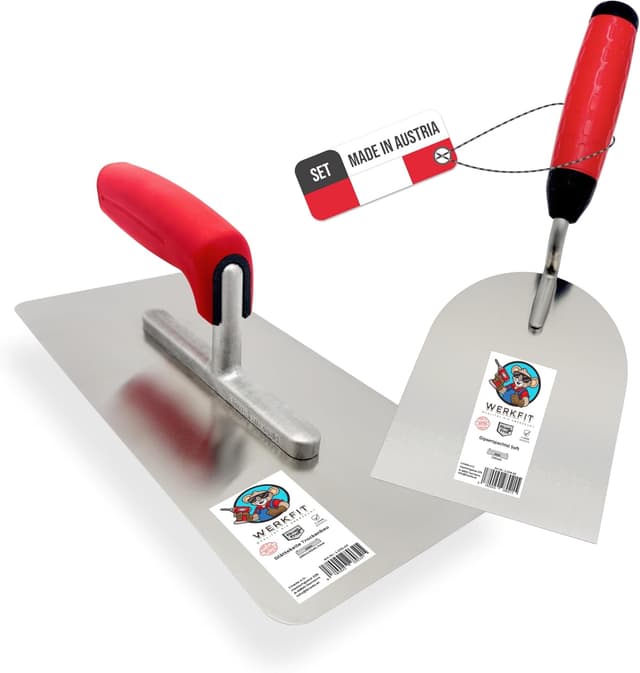 Detalle de WERKFIT Glättekelle 280x130 mm für präzises Glätten