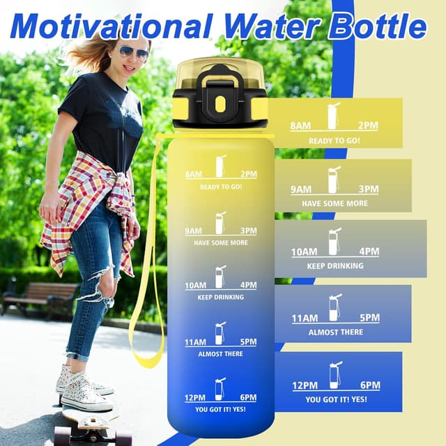 Detalle de JAPORIA Borraccia 1L con cannuccia