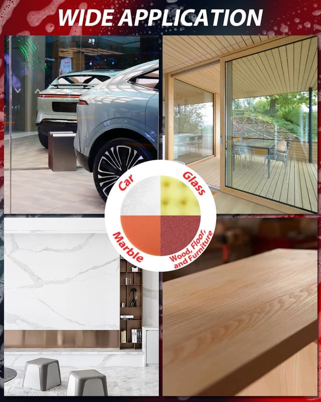 Thumbnail 6 de AVID POWER Car Buffer Polisher Rotary Waxer Kit (6 Variable Speed, 1000–3500 RPM) with 6-inch & 7-inch Backing Plates