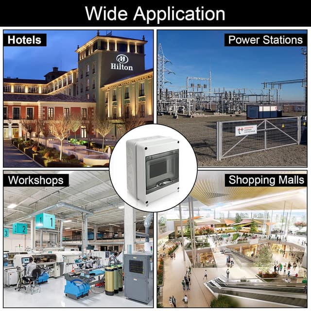 Thumbnail 5 de Royouzi Verteilerkasten Aufputz 1‑reihig 5 Module