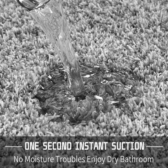 Thumbnail 6 de Yimobra Bathroom Rugs 32x20 Plush Bath Mat