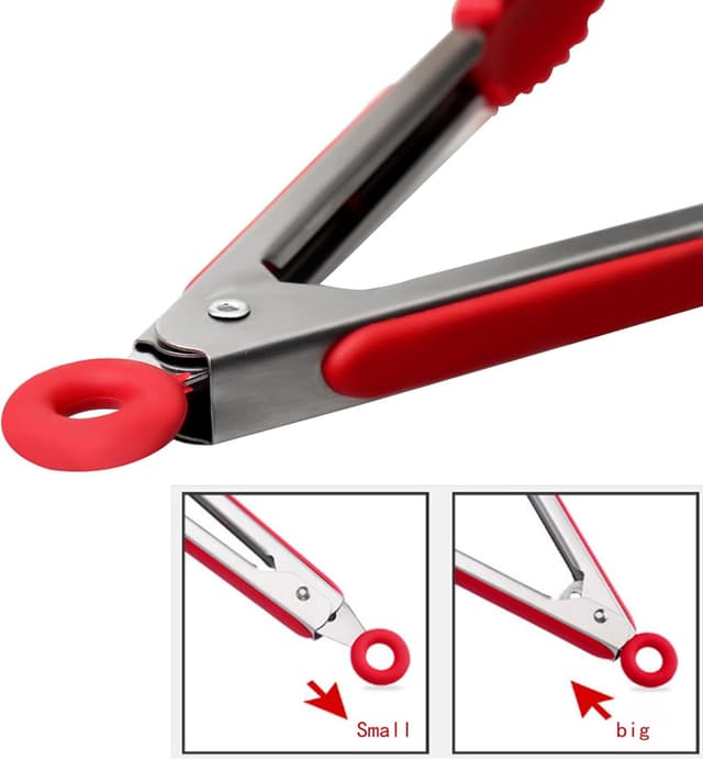 Thumbnail 3 de ZHIYE 9” Kitchen Tongs 4-Pack