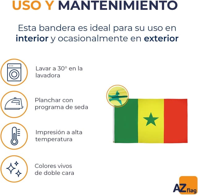 Thumbnail 4 de AZ FLAG Bandera de Senegal 150x90cm 🇸🇳