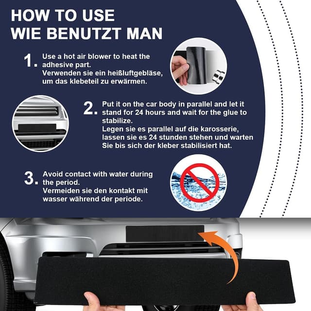 Thumbnail 5 de URAQT Kennzeichenhalter Rahmenlos 2 Stück