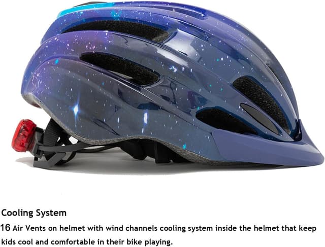 Thumbnail 6 de Kids Bike Helmet 150g with LED lights