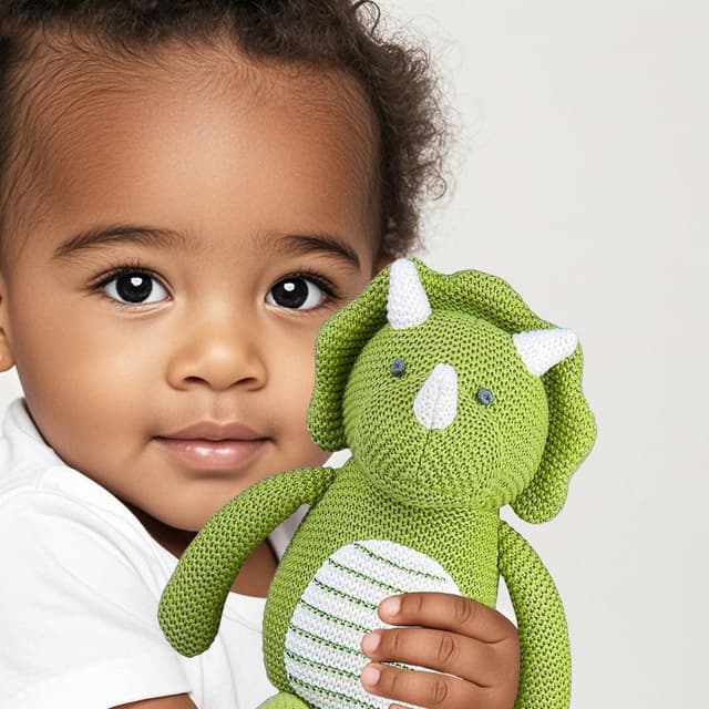 Detalle 2 de Organic cotton dinosaur teddy 7.1