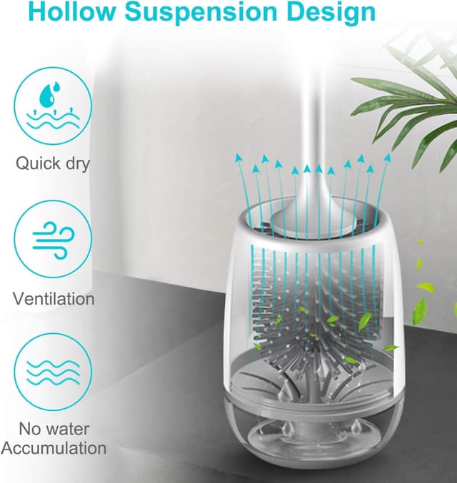 Thumbnail 1 de EWEIMA WC-Bürste Silikon Wandmontage 🚽