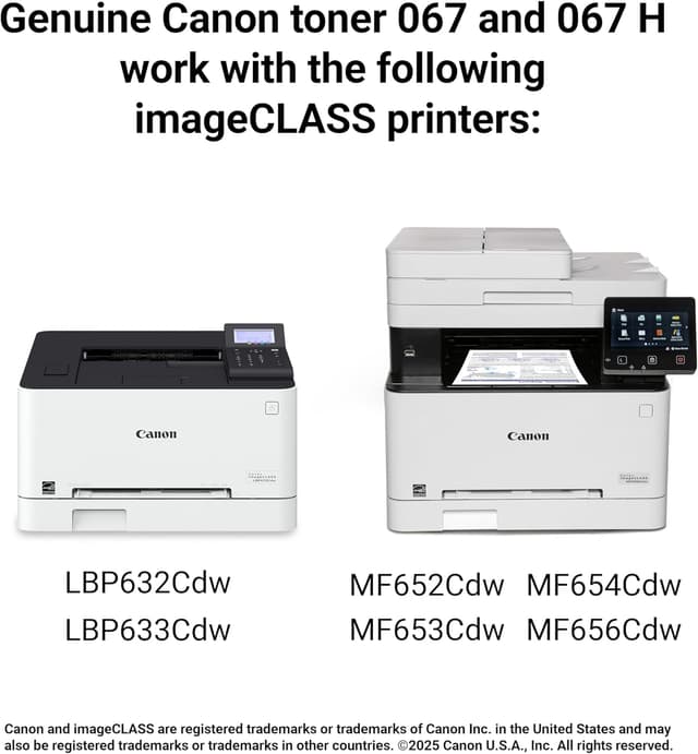 Thumbnail 5 de Canon 067 Yellow Toner 2,350 pages ๐จ