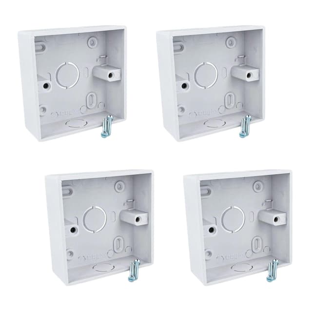 Imagen de Scatola incasso muro quadrata 86x86 4 pezzi en OfertitasTOP