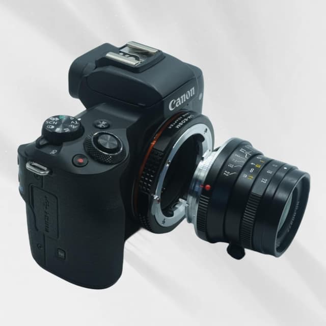 Detalle 2 de PHOLSY LM-auf-EF-M Objektivadapter für Leica M/Zeiss ZM/Voigtländer VM – kompatibel mit Canon EOS M (EF-M)