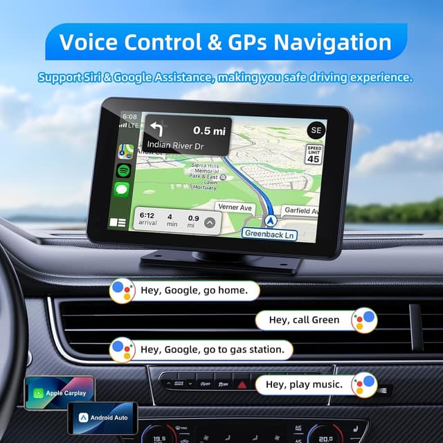 Thumbnail 3 de VUKARUAL Wireless Carplay 7" Screen