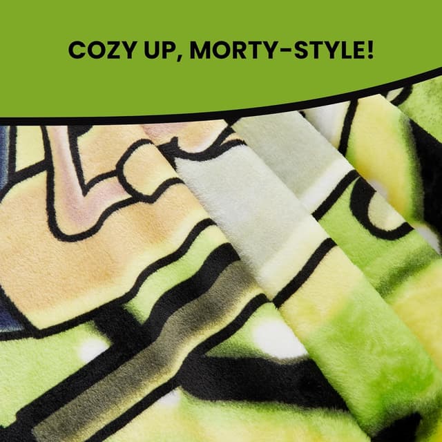 Thumbnail 5 de Manta Polar Rick y Morty 150x130 cm 🎨 Ideal para Sofá