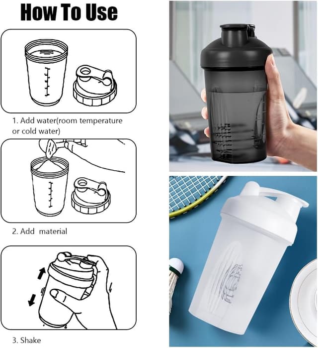 Thumbnail 2 de ACWOO Shaker Protéiné 500ml 🥤