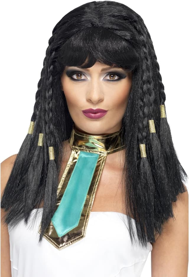 Imagen de SMIFFYS Parrucca da Cleopatra nera treccine 🎭 en OfertitasTOP
