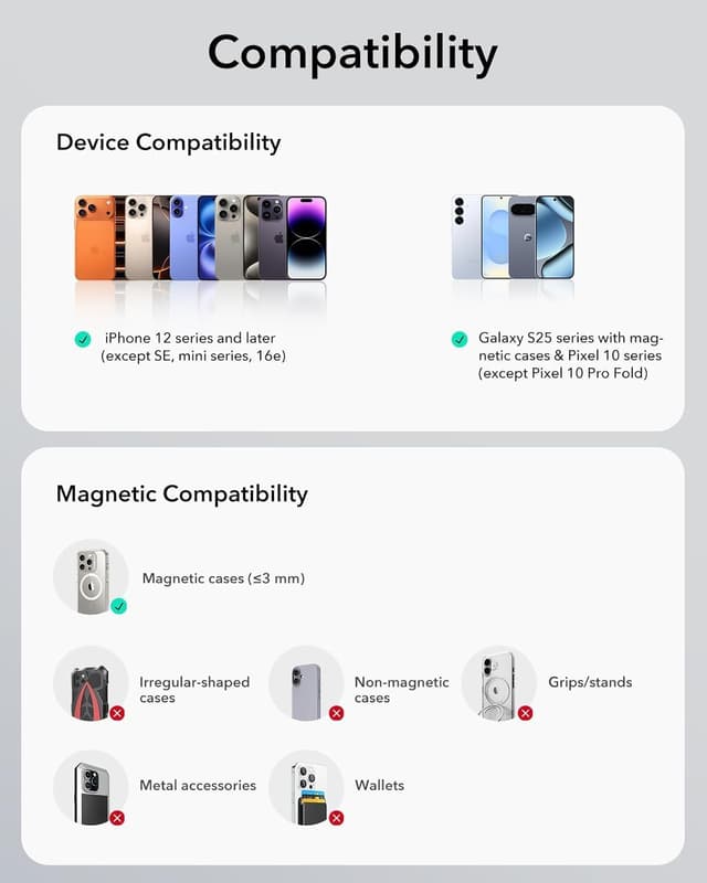 Thumbnail 5 de ESR CryoBoost 15W MagSafe Car Mount Charger