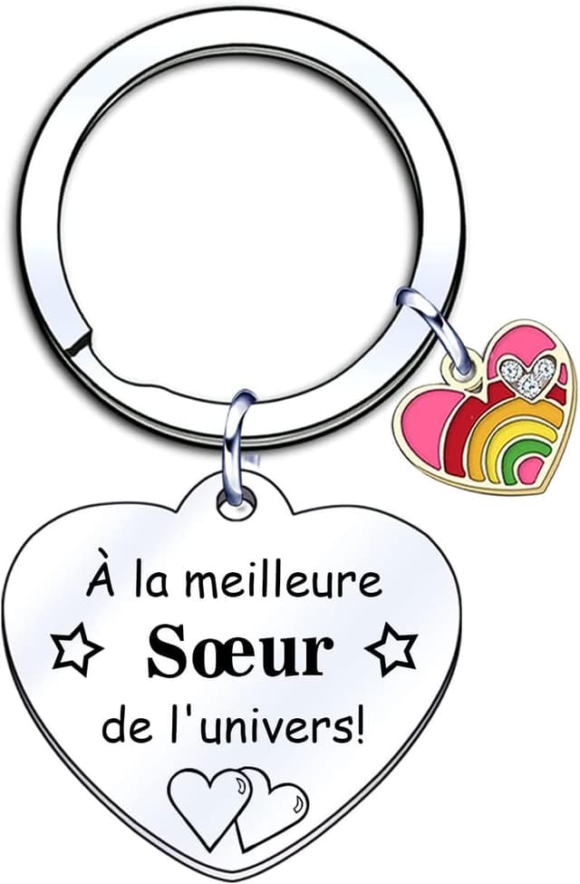 Detalle de Porte-clés cadeau sœur ZYMGUO 3,0 cm