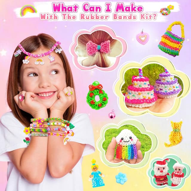 Thumbnail 3 de CGBOOM 5000+ Loom BĂ€nder Set 62 Farben đš