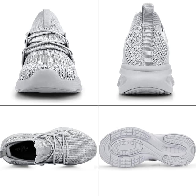 Detalle de Pujcs Men’s Slip-On Walking Shoes (Lightweight, Breathable, Non-Slip) Mesh Sneakers