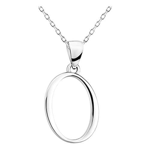 Detalle de Sofia Milani 50354: collar para mujer en plata de ley 925 con colgante de “o carta”