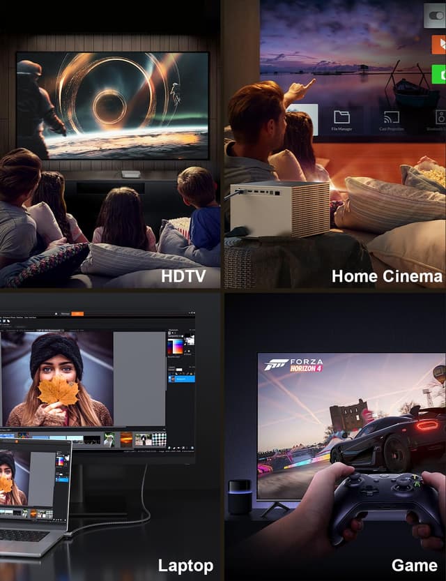 Thumbnail 6 de XAOSUN HDMI 2.1 8K Kabel Winkel 2 m