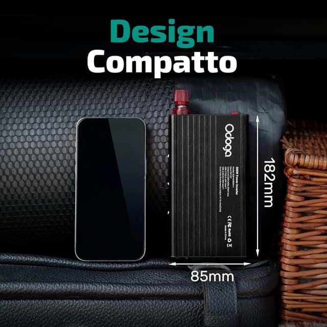 Detalle 2 de Odoga Inverter 12v 220v 500W