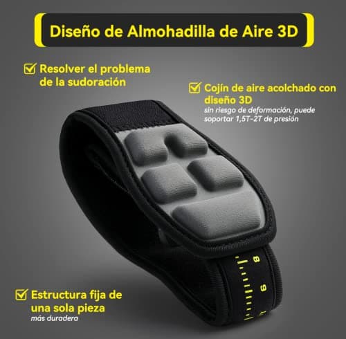 Detalle 2 de AGPTEK Coderas 1 x para epicondilitis (codo tenista), ajustables y antideslizantes