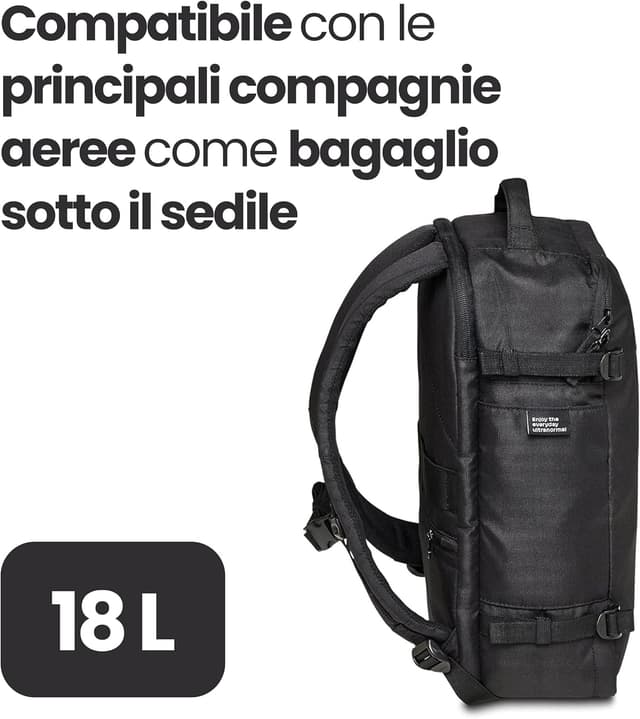 Detalle 2 de Invicta TRAVEL zaino da viaggio con tasca porta PC