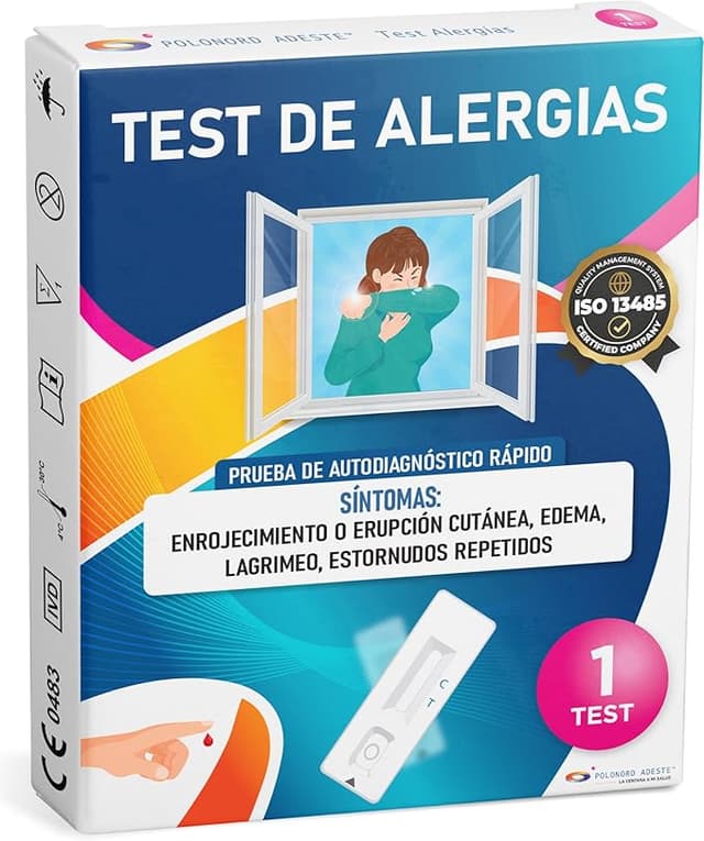 Imagen de ADESTE TEST DE ALERGIAS 🧪 Casero rápido IgE en sangre en OfertitasTOP