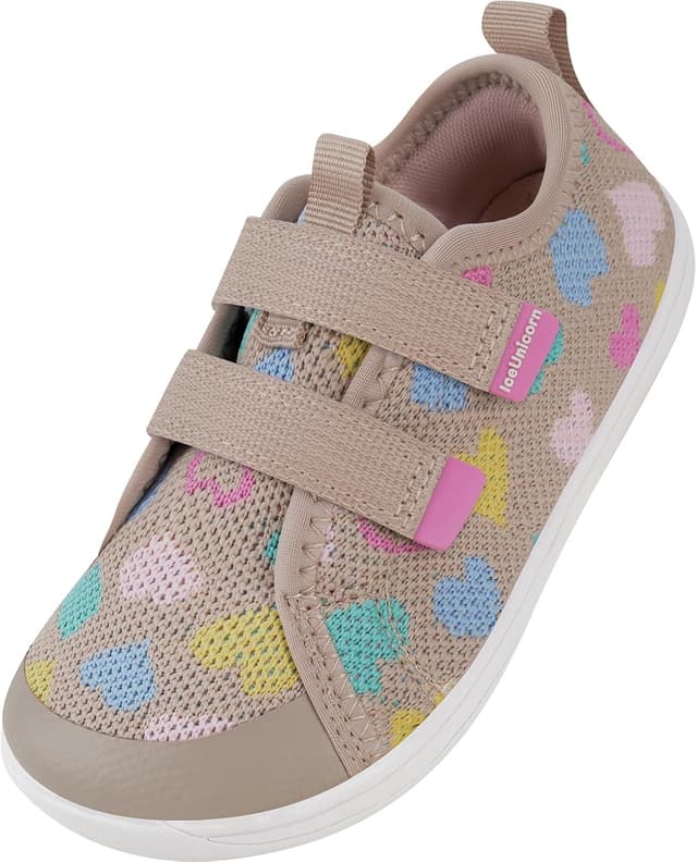 Detalle de IceUnicorn Kinder Barfußschuhe mit breiter Zehenbox – minimalistische Hausschuhe für Indoor & Outdoor