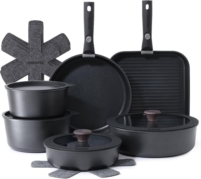 Detalle de SENSARTE 17 Piece Cookware Set