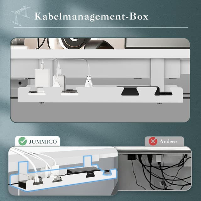 Thumbnail 5 de JUMMICO Höhenverstellbares Tischgestell 72–118 cm