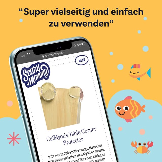 Thumbnail 6 de Transparenter Eckenschutz 12 Stück für Tischkanten