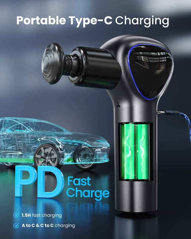 Thumbnail 6 de RENPHO Reach Pistolet de massage 5 vitesses