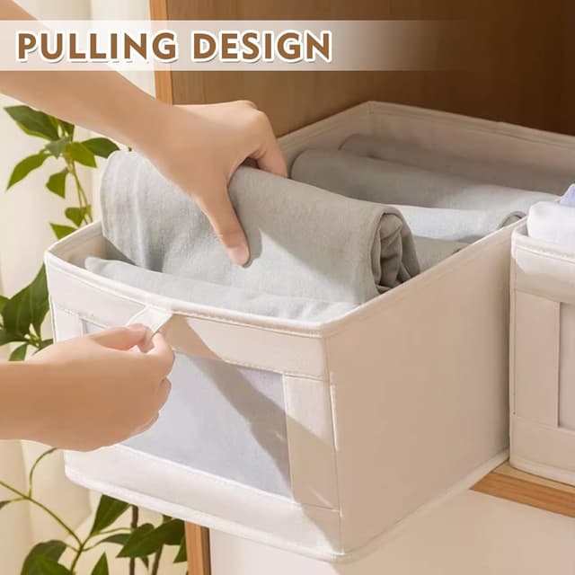 Thumbnail 4 de Sosayet - Juego de 3 cajas de almacenaje tejidas