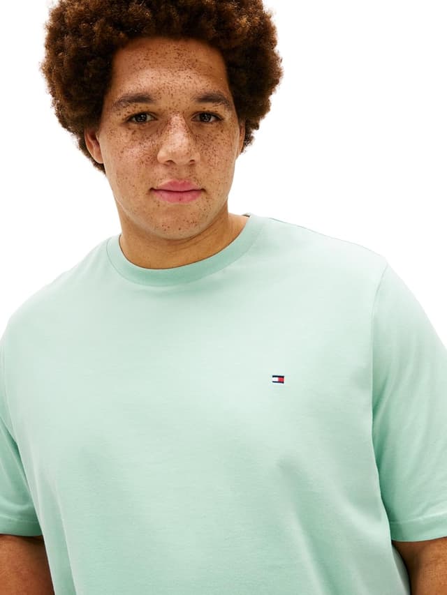 Detalle de Tommy Hilfiger BT-Ess Seasonal Reg Solid Tee-b Mw0mw41233 maglietta S/S uomo