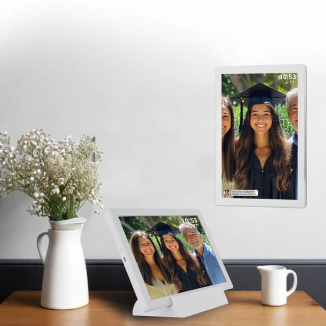 Thumbnail 2 de Denver PFF-1070 Weiß digitaler Bilderrahmen 16 GB