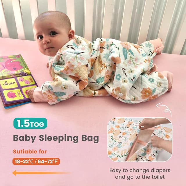 Detalle 1 de LILBESTIE toddler sleeping bag 1.5 TOG