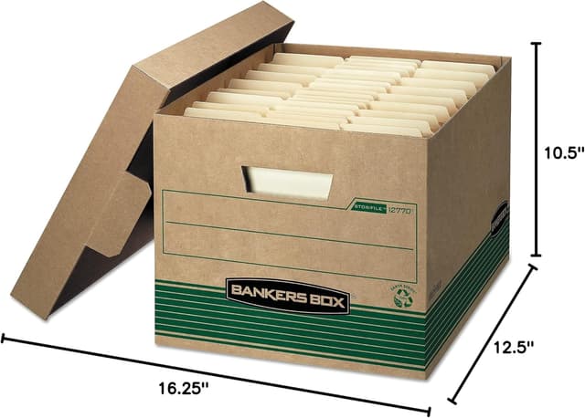 Thumbnail 4 de Bankers Box 20-Pack Recycled Medium Duty File Storage Boxes