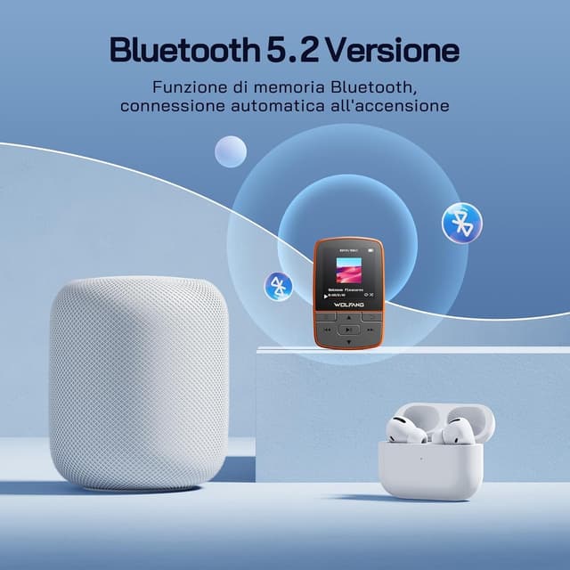 Thumbnail 2 de WOLFANG WMP01 Lettore MP3 64 GB