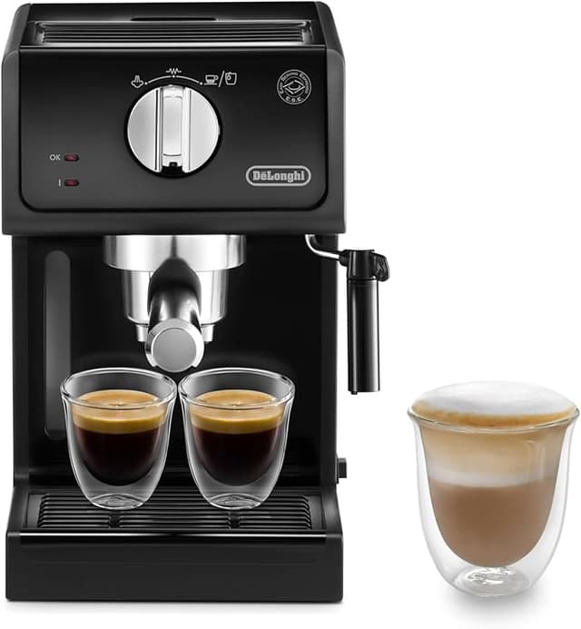 Detalle de De'Longhi Espresso ECP31.21 Bomba, 1100W, 1.1L, Negro