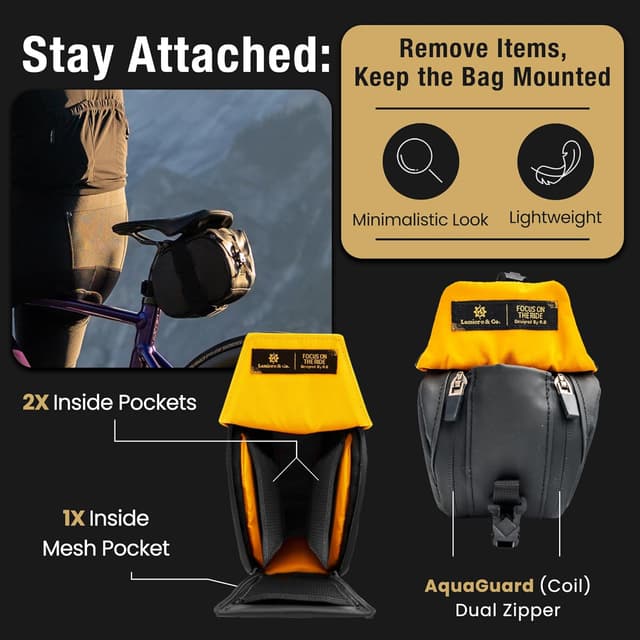 Thumbnail 4 de Lumiere & Co. Maximus magnetic saddle bag 8″