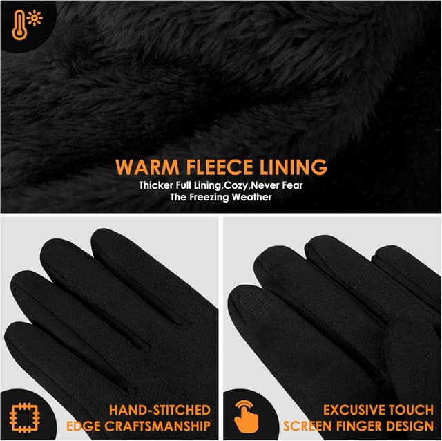 Thumbnail 4 de PPAOEH Cold Weather Touchscreen Gloves