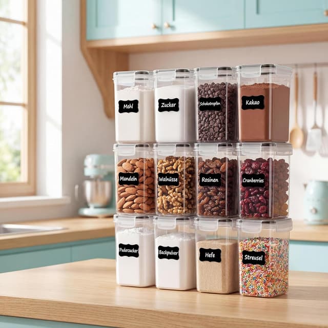 Thumbnail 6 de Vtopmart 1,6 L Vorratsdosen Set 🥣