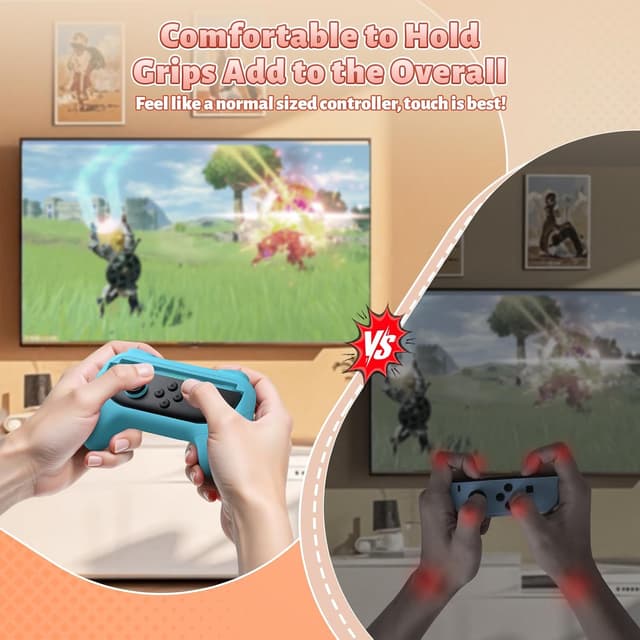 Thumbnail 4 de FASTSNAIL Anti-Rutsch Griffe für Switch 2, 2 Bänder