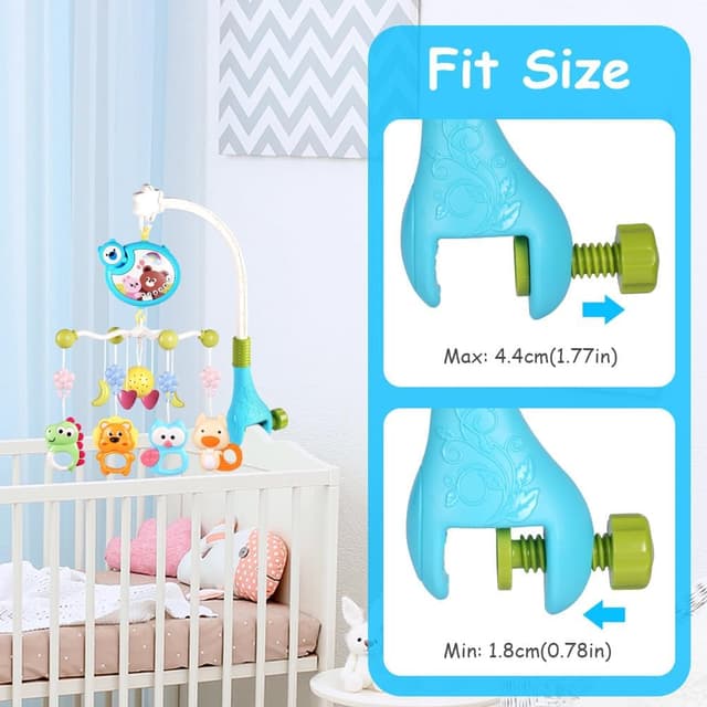 Thumbnail 2 de Aolso Mobile musical lit bébé 3‑en‑1